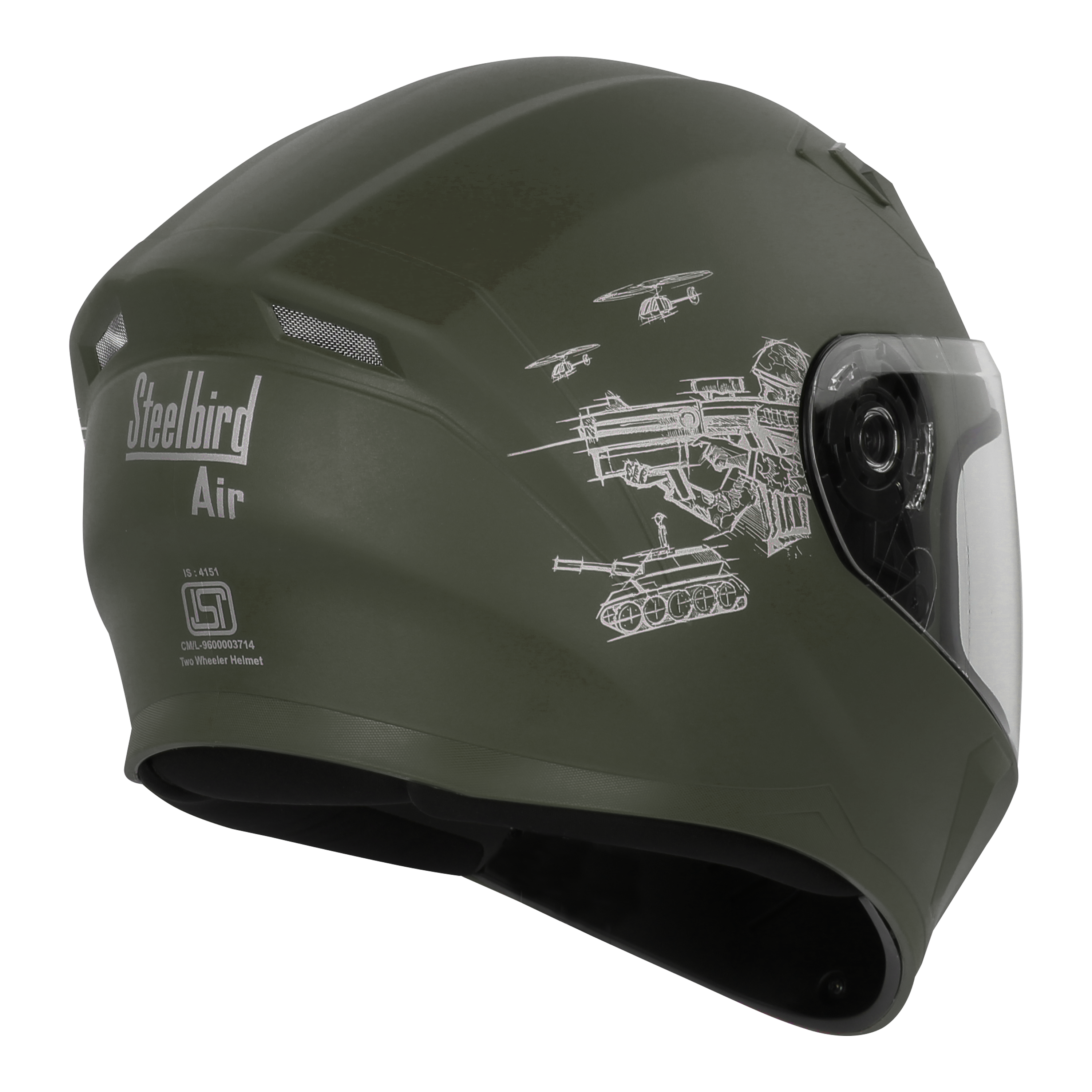 SBA-21 RAPTOR DASHING SPARKLE BETTLE GREEN